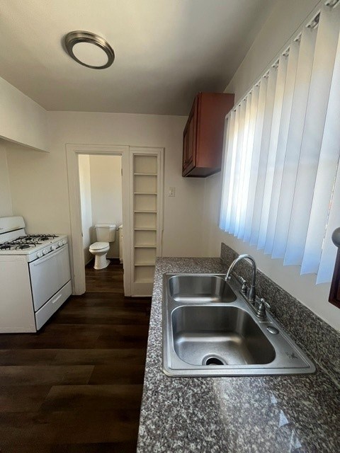 Floor plan for 1 bed, 1 bath
